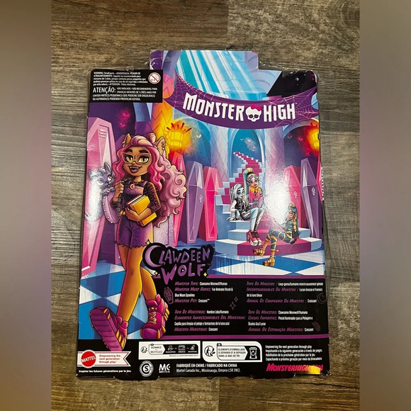 Monster High Clawdeen Wolf Fashion Doll New In Box - Picture 9 of 10